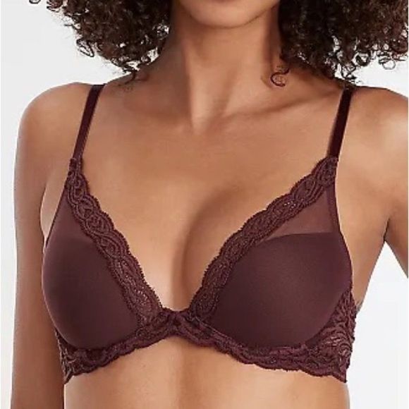 Natori Other - NWOT Natori Womens Feathers Contour Plunge Bra 36A